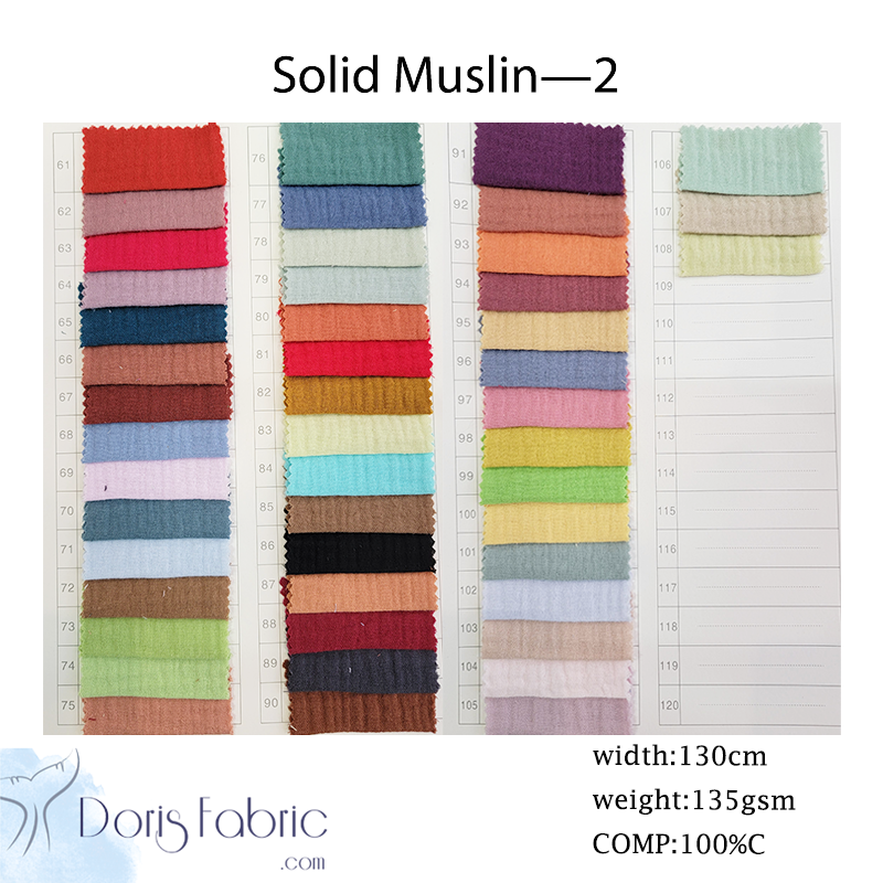 Muslin Solid Fabric