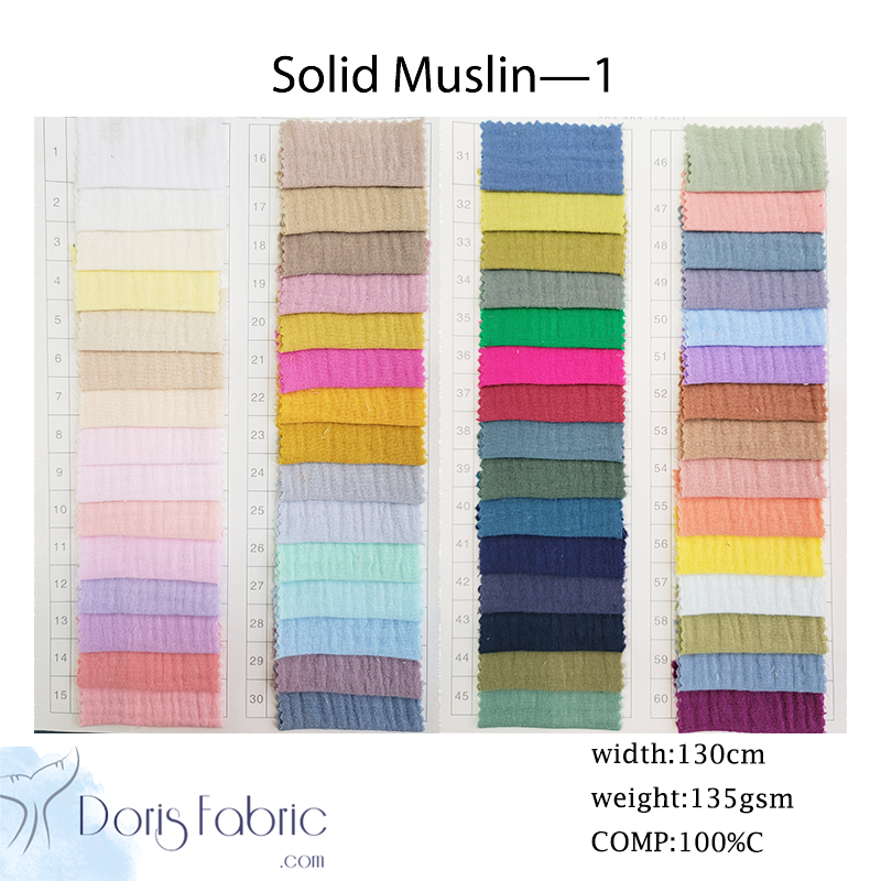 Muslin Solid Fabric