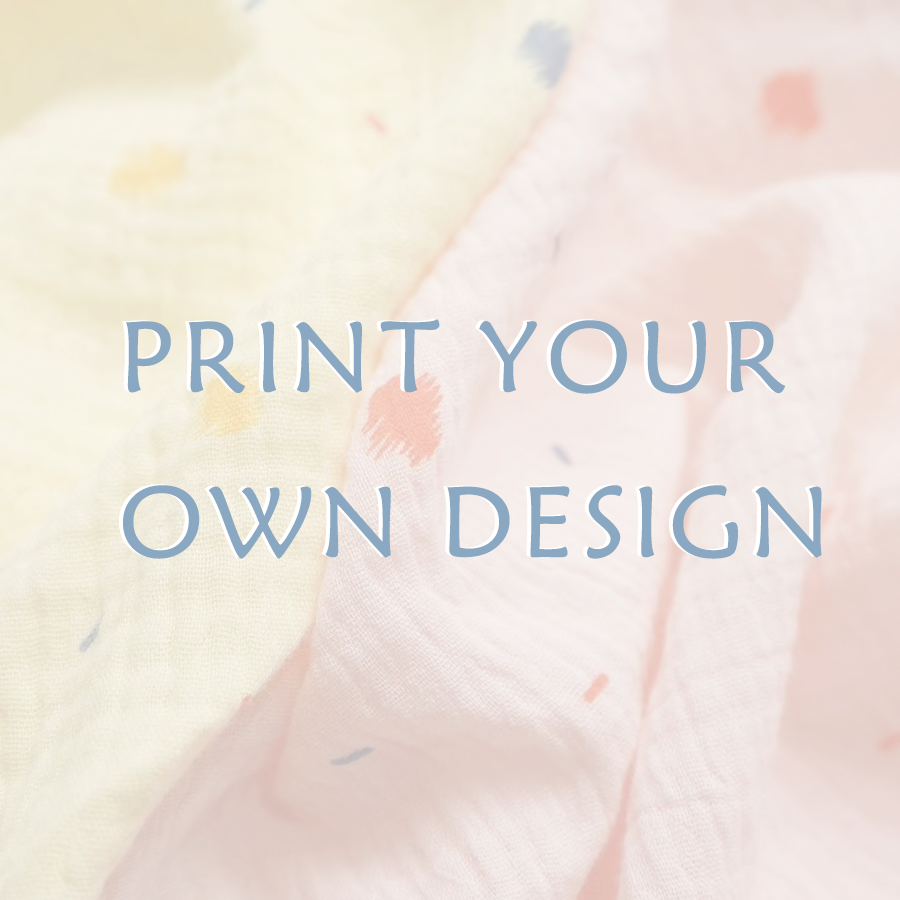 Custom Print Your Own Fabric- Doris fabric